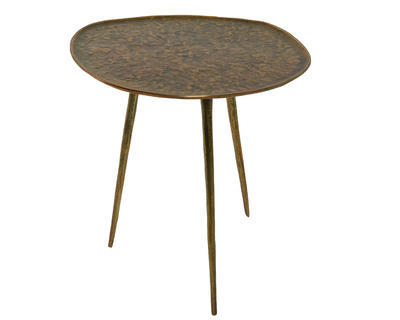 Přídavný stolek, 40x40cm, měděný, KSD
