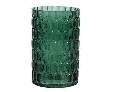 Váza, 20x13cm, zelená, KSD