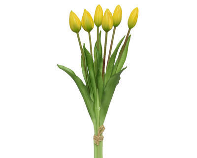 Svazek tulipánů. 10x10x40cm, žlutá, KSD