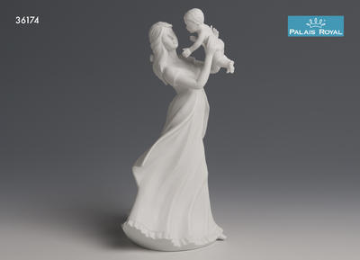 Dekorace soška - Matka s dítětem bílá PRIMAVERA 32 cm, Palais Royal