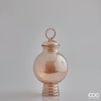 Váza SFERA C/COPERCH 53 cm - jantarová, EDG