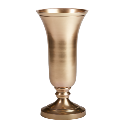 Váza na noze LAS VEGAS "L" 15x15x49 cm - zlatá, Wittkemper