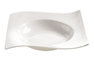Talíř polévkový WHITE BASICS MOTION 22x22 cm, Maxwell & Williams