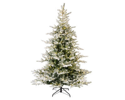 Vánoční stromeček GRANDIS, zasněžený, micro LED, 180x132 cm, KSD