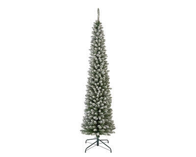 Vánoční stromek PENCIL, zasněžený, 240x70 cm, KSD