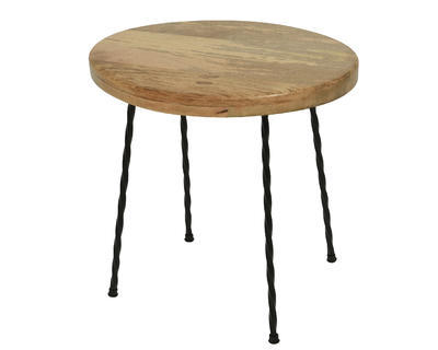 Přídavný stolek, 48x38x44cm,mangové dřevo, interiér, KSD