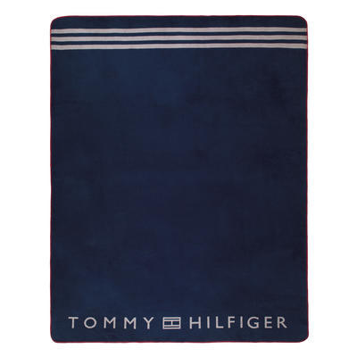 GRANT DECO deka 150x200, modrá, Tommy Hilfiger
