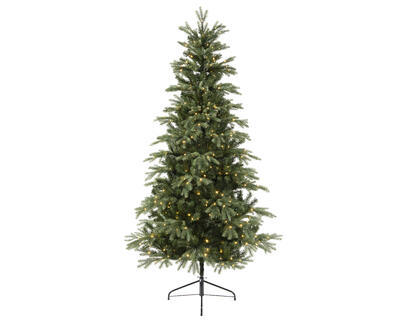 Vánoční strom SUNNDAL, LED, zelený, 210 cm, KSD