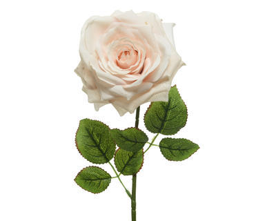 Květina RŮŽE, 15x53cm, bílá, KSD