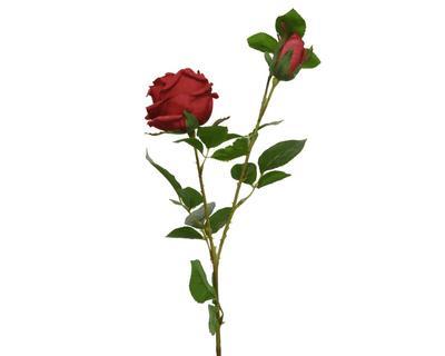 Růže s poupětem, 62cm, červená, KSD