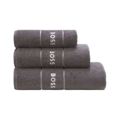 PLAIN Graphit hostinský ručník 40x60, Hugo Boss                             