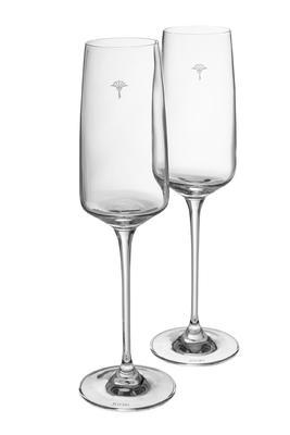 SET 2ks sklenice na šampaňské 0,25l, SINGLE CORNFLOWER, JOOP!