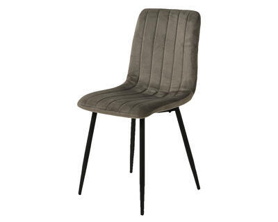 Jídelní židle, 53,5x43x90 cm, hnědo/šedá, KSD