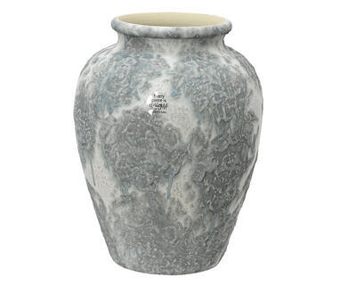 Váza UNIQUE, 30 cm, bílo/ modrá, KSD