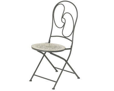 Židle FES, 39x50x93 cm, tmavě šedá, KSD