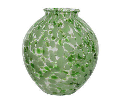 Váza, 25x20,5cm, zelená, KSD
