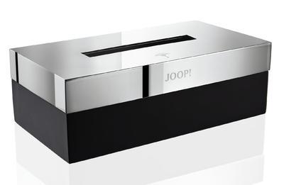 Box na ubrousky CHROMELINE 23,6x12,5x8,5 cm - chrom/černý, JOOP!