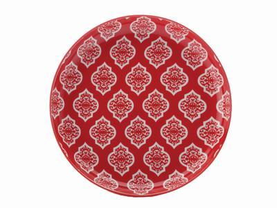 Talíř dezertní ALCAZAR 18,5 cm - red circ, MW Christopher Vine