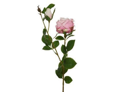 Růže s poupětem, 62cm, světle růžová, KSD