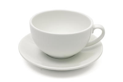 Šálek cappuccino s podšálkem WHITE BASICS 300 ml, Maxwell & Williams