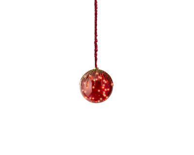 Micro LED dekorativní ozdoba, 20 cm, červená, KSD - 1