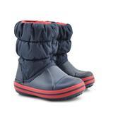 Dětské zimní boty WINTER PUFF Boot Kids-Navy/Red, vel. 28-29, Crocs - 1/3