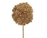 Allium česnek s glittery, 11x70 cm, zlatý, KSD - 1/2