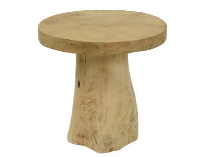 Přídavný teakovvý stolek, cca 40x40cm, KSD