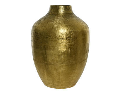Váza, 29 cm, zlatá, KSD



