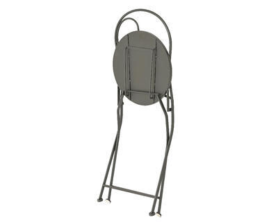 Židle FES, 39x50x93 cm, tmavě šedá, KSD - 2