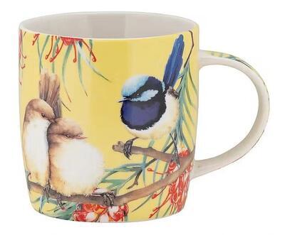 MW Katherine Castle Bird Talk hrneček 370 ml - Superb Fairy-wrens Gift Boxed - 2