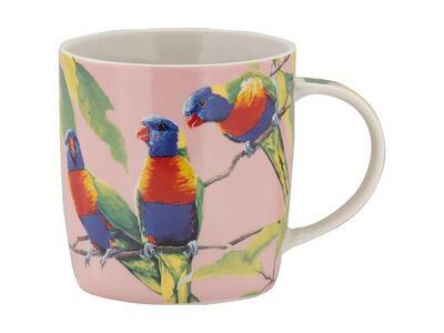 MW Katherine Castle Bird Talk hrneček 370 ml - Rainbow Lorikt Gift Boxed - 2