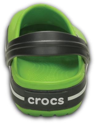 Boty CROCBAND KIDS C6/7 volt green/graphite, Crocs - 3