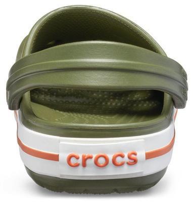 Boty CROCBAND CLOG KIDS C9 army green/burnt sienna, Crocs - 5